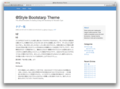 @Style Bootstrap Theme for Movable Type